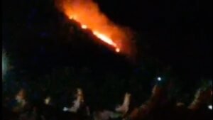 Bukti požar na brdu iznad Buljarice