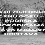 Podrška NVO i aktivista porodicama žrtava masovnih ubistava na Cetinju
