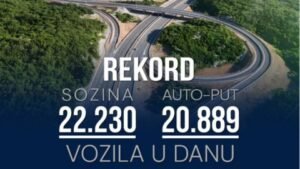 Monteput: Još jedan rekord na Sozini i auto-putu!