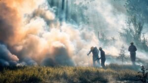 Zbog požara zatvoren put Podgorica – Danilovgrad