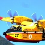 Stigao kanader iz Hrvatske, gasi požar iznad Čanja i Buljarice