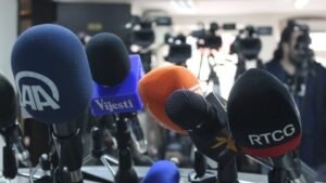 Pres konferencija povodom nesreće u kojoj je stradao pripadnik VCG