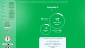 Veoma dobar kvalitet vazduha u većini opština