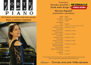 Satijevi komadi, poezija i premijere savremene klavirske muzike