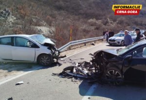 Tri osobe povrijeđene u udesu na putu Nikšić – Risan