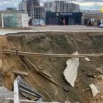 Priština: Urušila se ulica blizu gradilišta