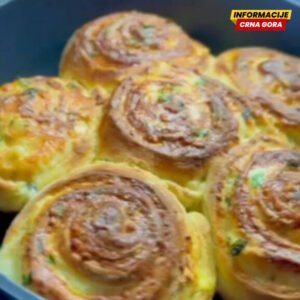 Puter rolnice sa sirom i bijelim lukom – recept koji će svi obožavati