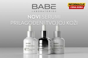 Novo! Dermatološka snaga BABĒ seruma prilagođena tvojoj koži