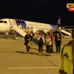 Na podgorički aerodrom sletio avion sa evakuisanim građanima