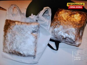 Uhapšen Pljevljak kod kojeg je pronađeno više od dva kilograma marihuane