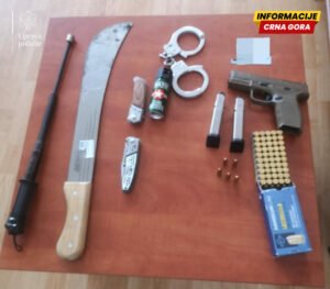 Pretresi na sjeveru: Oduzeto oružje, municija, sredstva za vezivanje, mačeta