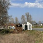Prevrnuo se šleper na putu Podgorica – Danilovgrad