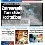 Naslovna strana “Informacije CG” za 15. mart 2026.