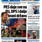Naslovna strana “Informacije CG” za 18. mart 2026.
