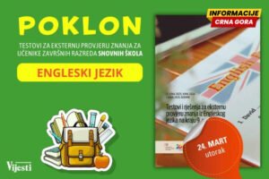 Poklon uz Informacije CG – testovi za eksternu provjeru znanja za osnovce i srednjoškolce