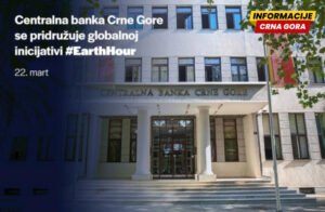 CBCG: Učestvovaćemo u inicijativi Sat za planetu, u svojim prostorijama privremeno ćemo isključiti dio rasvjete