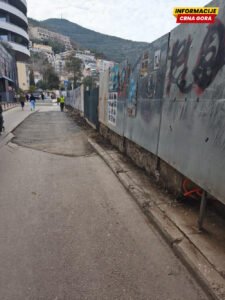 Počelo saniranje ulice nadomak Starog grada u Budvi