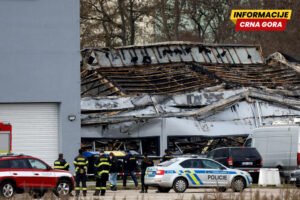 Češka policija uhapsila tri osobe zbog požara u skladištu dronova