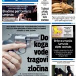 Naslovna strana “Informacije CG” za 25. mart 2026.