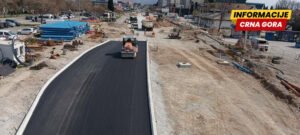 Prvi metri asfalta na budućem Bulevaru Vojislavljevića u Podgorici