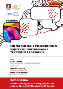 Književnica Kamij Lorans gošća Matice crnogorske