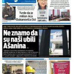 Naslovna strana “Informacije CG” za 27. mart 2026.