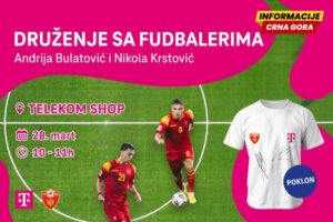 Subota u poslovnici Telekoma – druženje sa fudbalskim reprezentativcima