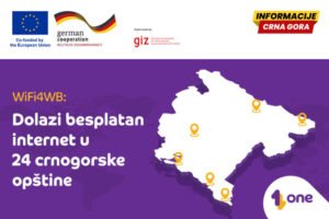 WiFi4WB: Dolazi besplatan internet u 24 crnogorske opštine