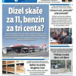 Naslovna strana “Informacije CG” za 28. mart 2026.