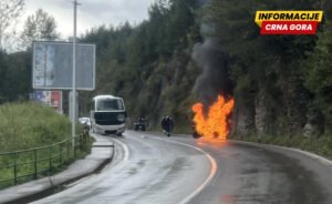 Budva: Indijci vozili kvad koji se zapalio nakon sudara sa…