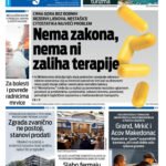 Naslovna strana “Informacije CG” za 31. mart 2026.