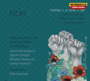 Predstavljanje višejezičnog Biber konkursa i zbirki priča o pomirenju u Centru za kulturu Prijestonice Cetinje