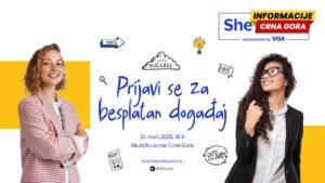 Još samo jedan dan do velikog She’s Next događaja za žene koje pomjeraju granice u biznisu!