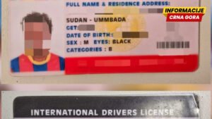 U Rožajama uhapšen državljanin Sudana zbog sumnje na falsifikovanje vozačke dozvole