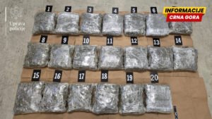 GP Dobrakovo: Spriječeno krijumčarenje 21 kg marihuane, osumnjičeni lišen slobode