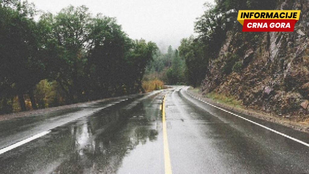Oprez: U višim predjelima putevi mokri i klizavi, sitniji odroni duž klisura i usjeka