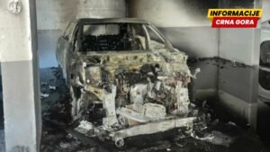 Stanari o požaru u garaži u Podgorici: Ugroženo funkcionisanje i bezbjednost objekta u kojem živi 75 porodica