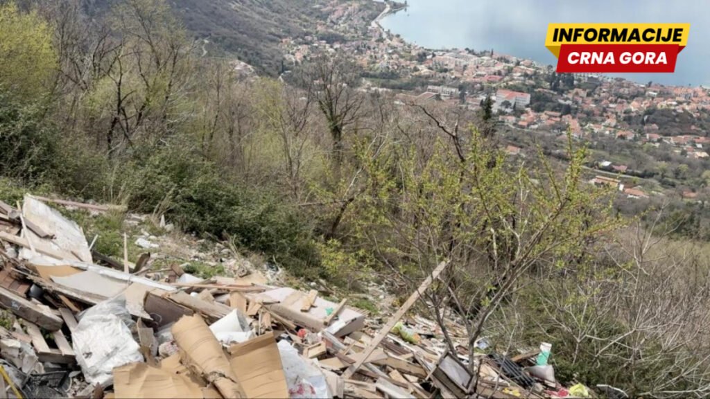 Pogled zaklonjen otpadom: divlje deponije na risanskim vidikovcima