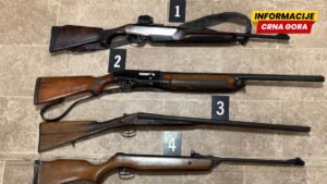 Policija u Ulcinju pronašla puške, municiju, punjenje za eksploziv