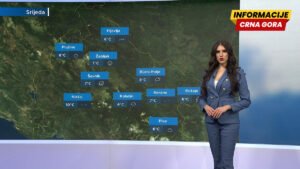 Sjutra vjetar, povremeno olujne jačine, do 17 stepeni