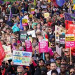 Demonstranti marširaju u Londonu protiv jačanja političke desnice