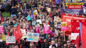 Demonstranti marširaju u Londonu protiv jačanja političke desnice