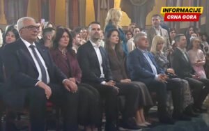 Spajić i Mandić na liturgiji u Hramu, Milatović izostao