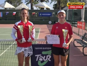 Crnogorskim teniserkama zlato i srebro na Malti