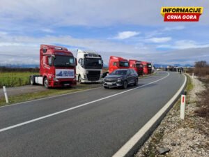 Lješnjak: Protest prevoznika protiče mirno, još uvijek bez poziva nadležnih za sastanak