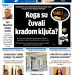 Naslovna strana “Informacije CG” za 1. april 2026.