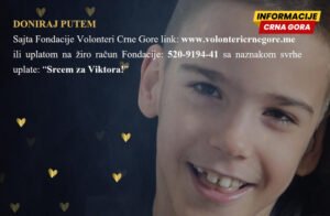 Volonteri Crne Gore: Devetogodišnjem Viktoru, koji boluje od cerebralne paralize, potreban novac za liječenje