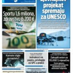 Naslovna strana “Informacije CG” za 5. april 2026.