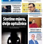 Naslovna strana “Informacije CG” za 6. april 2026.