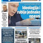 Naslovna strana “Informacije CG” za 7. april 2026.